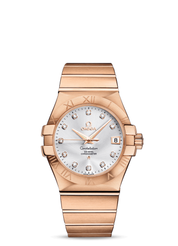 Omega Constellation Co-Axial 35 Red Gold / Silver